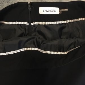 Calvin Klein black pencil skirt size 8